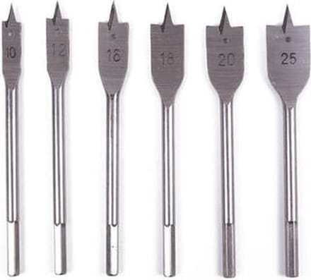 Benson borenset - houtborenset - houtboot speedboor - 10 t/m 25mm - 6 delig