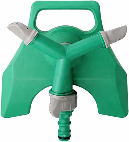Draaibare tuinsproeier met 3 armen voor efficiënt gazononderhoud, bloembedden en buitenbewatering