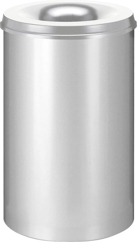 V-Part - Vlamdovende Papierbak 110 liter Zilver
