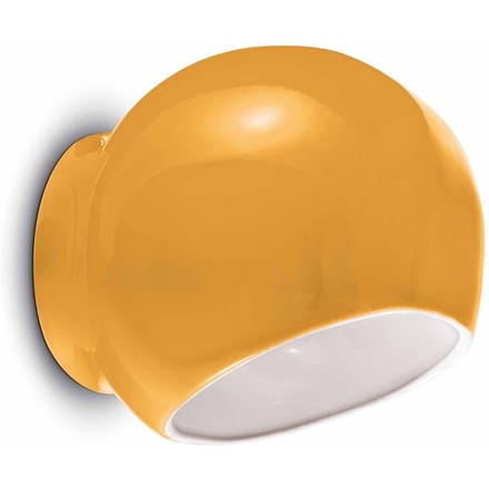 Ferroluce Wandlamp Ayrton keramiek, geel