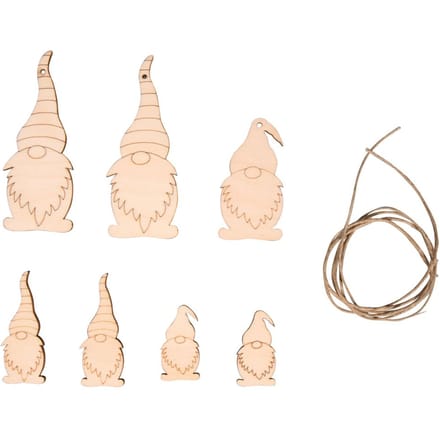 Decoratieve hanger "Kabouter", met koord