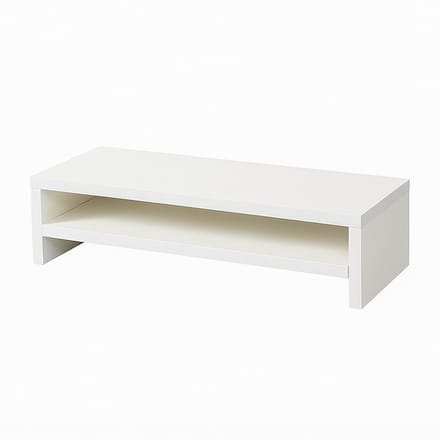 Monitorstandaard 2 Laags - 50cm x 20cm x 12cm - Wit