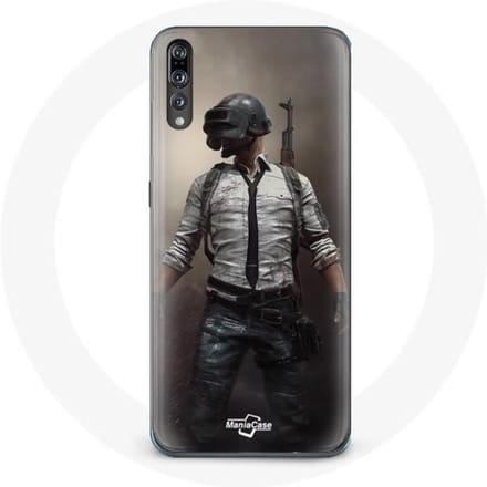 Coque - MANIACASE - Huawei P20 - Souple - Noir - PUBG