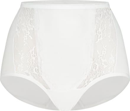 Ten Cate Basics high waist met kant wit voor Dames | Maat M