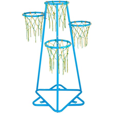 Kinder Basketbalring 4 Ringen Draagbaar Basketbalrek Verstelbare Hoogtes