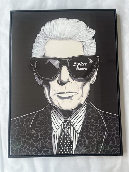 Schilderij Karl Lagerfeld 60x80cm