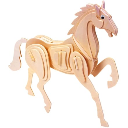Houten puzzel paard Gepetto's Workshop 3D