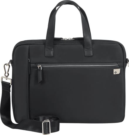 "Samsonite Laptopschoudertas - Eco Wave Bailhandle 15.6"" Black"