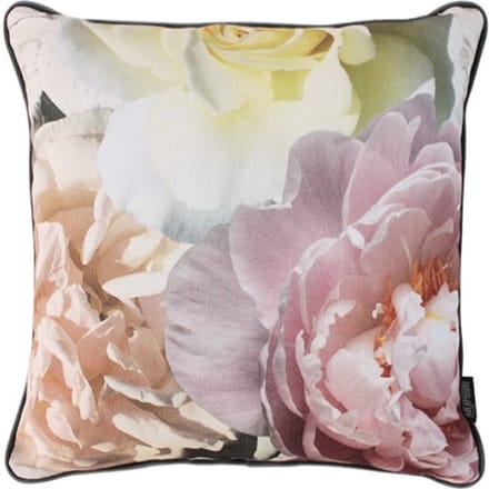 Jacquard Velvet Flowers Kussenhoes | Jacquard - Velours / Fluweel - Polyester | 45 x 45 cm