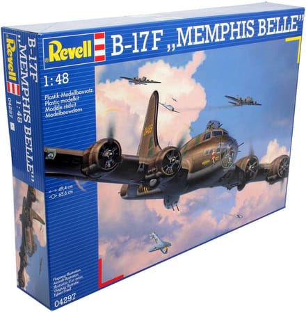 Revell Modelbouwpakket Militaire voertuigen - 04297 B-17F Memphis Belle Plastic - 1:48 - Modelbouw