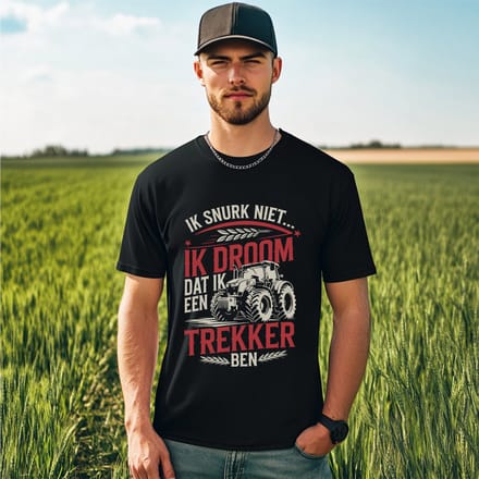 AGRIFANS® Droom dat ik een Trekker Ben - Heren T-shirt - L