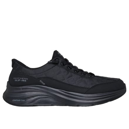 Skechers CONTOUR FOAM - COZY FIT Heren Instappers - Zwart