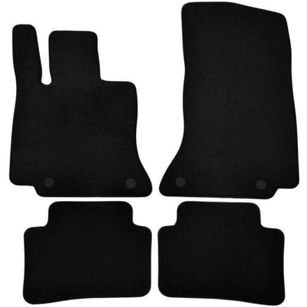 Vloermatten - Mercedes - C W206 S206 - 4 stuks - Antislip - Waterdicht velours