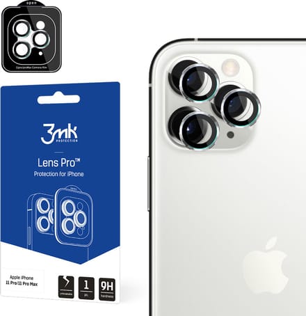 3mk Lens Protection Pro Camera Cover for iPhone 11 Pro / 11 Pro Max - Silver