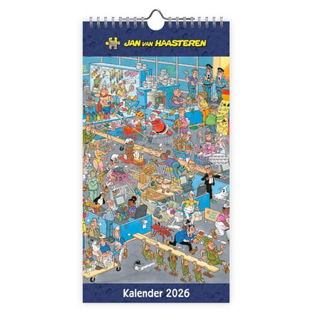 Jan van Haasteren maandnotitiekalender - 2026