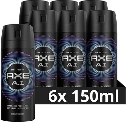 Axe Deo A.I. Bodyspray - 6 x 150 ml