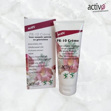 PR-10 Crème activO - Voor Soepele Spieren en Gewrichten - 100ml - Microtreatment - Microplastic FREE
