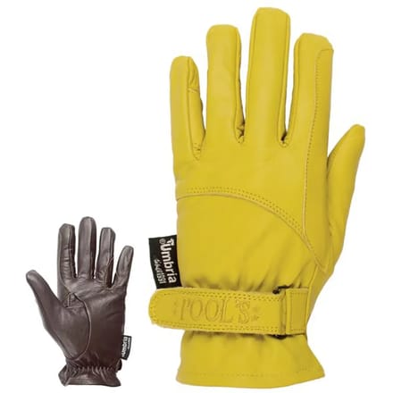 Leren rijhandschoenen met klittenbandsluiting model 174 Umbria Equitazione Pool's