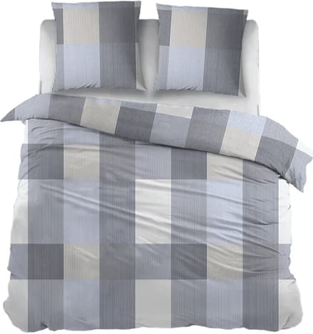 Sleepnight Dekbedovertrek Katoen Rudolf Blue - 200 x 200/220 cm + 2 kussenslopen - [Blauw]