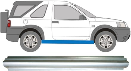 Reparatie dorpel voor Land Rover Freelander 1997-2006 / Rechts