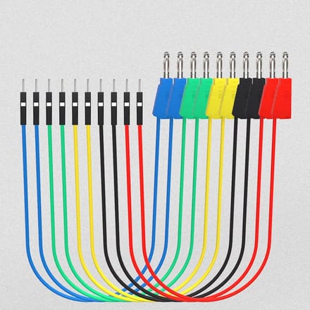 Multimeter Meetsnoeren - Testkabels Set - Elektrisch Testen - Stapelbare Stekkers - 10 Stuks - Veelkleurig