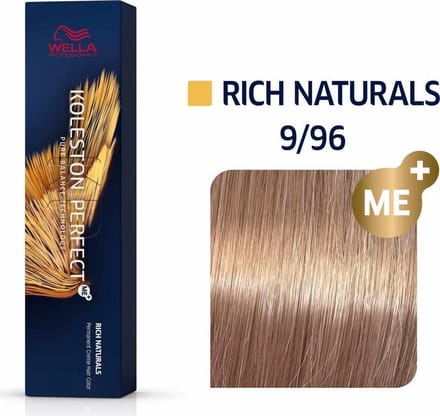 Wella Professionals Koleston Perfect Me+ - Haarverf - 9/96 Rich Naturals - 60ml