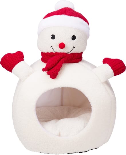 Relaxpets - Kattenmand - Hondenmand - Kerst - Sneeuwpop - Trend 2025