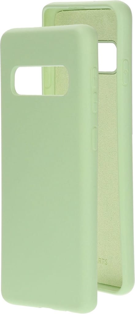 Mobiparts hoesje geschikt voor de Samsung Galaxy S10 - Siliconen - Groen
