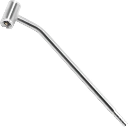 Band Pomp - Luchtpomp Tool - Bandenspanning Controleren - Dubbele Kop Ontwerp - 55 gram - Zilverkleurig