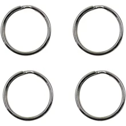 Sencys Sleutelring Nikkel 24x2mm 4 Stuks