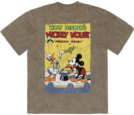 Disney - Mickey Magician Heren Tshirt - S - Groen