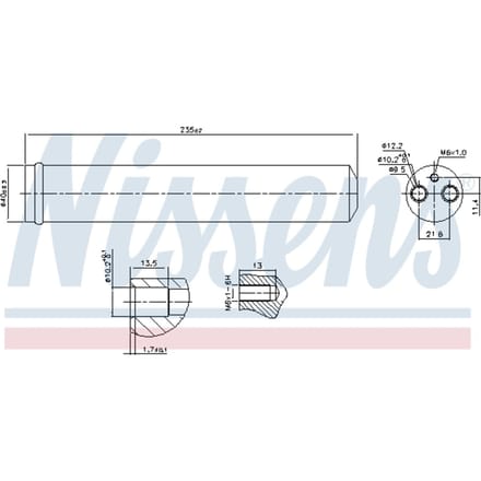 Droger, airconditioningsysteem NISSENS 95452