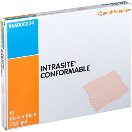 Intrasite Confor. Kp+gel 10x10cm 10 66000324