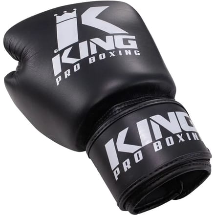 King Pro Boxing Bokshandschoenen - BGVL 3 - Zwart / Wit 14 oz