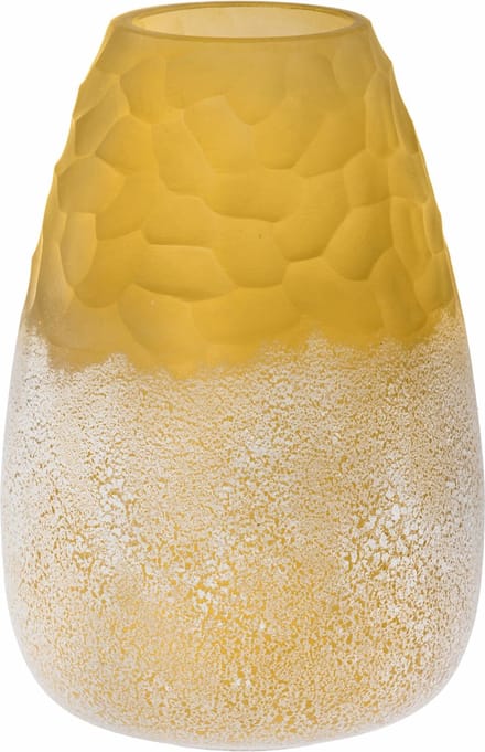 Riverdale - Vaas Yade amber 26cm Geel