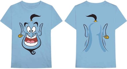 Disney Aladdin - Genie Heren T-shirt - M - Blauw