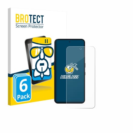 Screenprotector 6 Stuks voor Nothing Phone (3a) Lite Beschermglas transparant