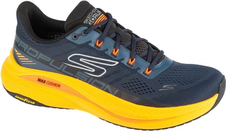 Skechers Max Cushioning Propulsion, Mannen, Marineblauw, Hardloopschoenen, maat: 43,5
