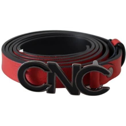 Costume National Riem Rode Leer