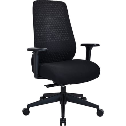 Professionele bureaustoel Verviq Zwart hjh OFFICE