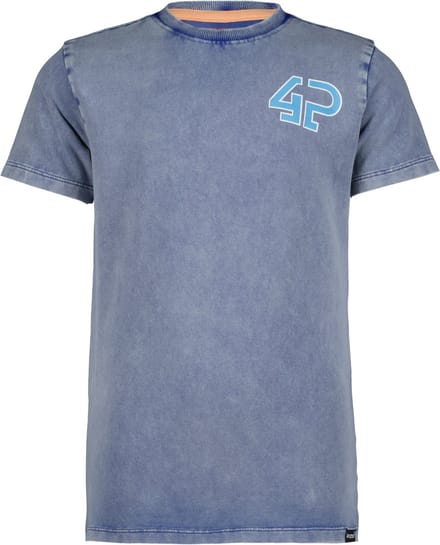 4PRESIDENT T-shirt jongens - Clematis Blue - Maat 92