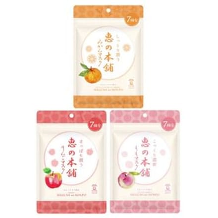 megumi no honpo - Fruit Mask Peach Super Moist - 7 pcs