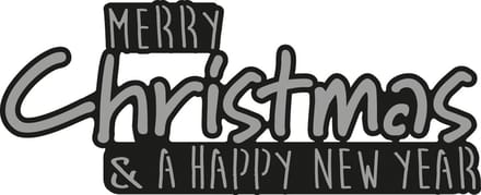 Marianne Design Craftables Snijmallen - Merry Christmas CR1327