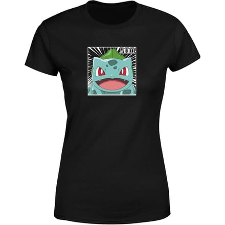 Pokémon Pokédex Bulbasaur #0001 Women's T-Shirt - Black - M