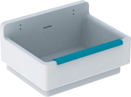 Geberit 300 Basic 300 - uitgietbak - 61x46cm - met overloop - wit