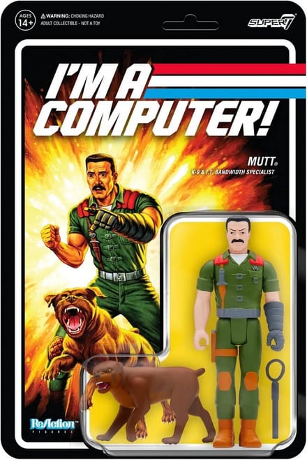 Mutt Actiefiguur (10cm) - ReAction Collectie Stijl - Gemerkt