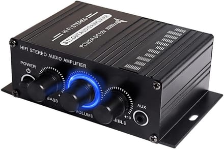 HiFi Stereo Audio Versterker voor Auto - 2 Kanaals Subwoofer Versterker