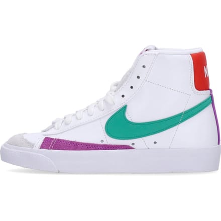 W Blazer Mid 77 dameshoge schoen wit/stadiongroen/picante rood