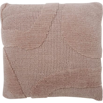 Kussen Naomi Brown 45 x 45 cm - Luxe Wollen Sierkussen met Abstract Patroon
