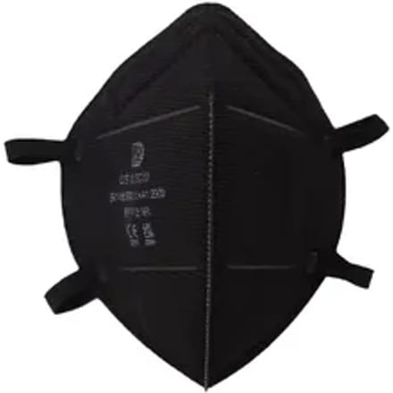 Dexter Filtering Half Mask - Zwart - Eén Maat - En149:2001 + A1:2009
